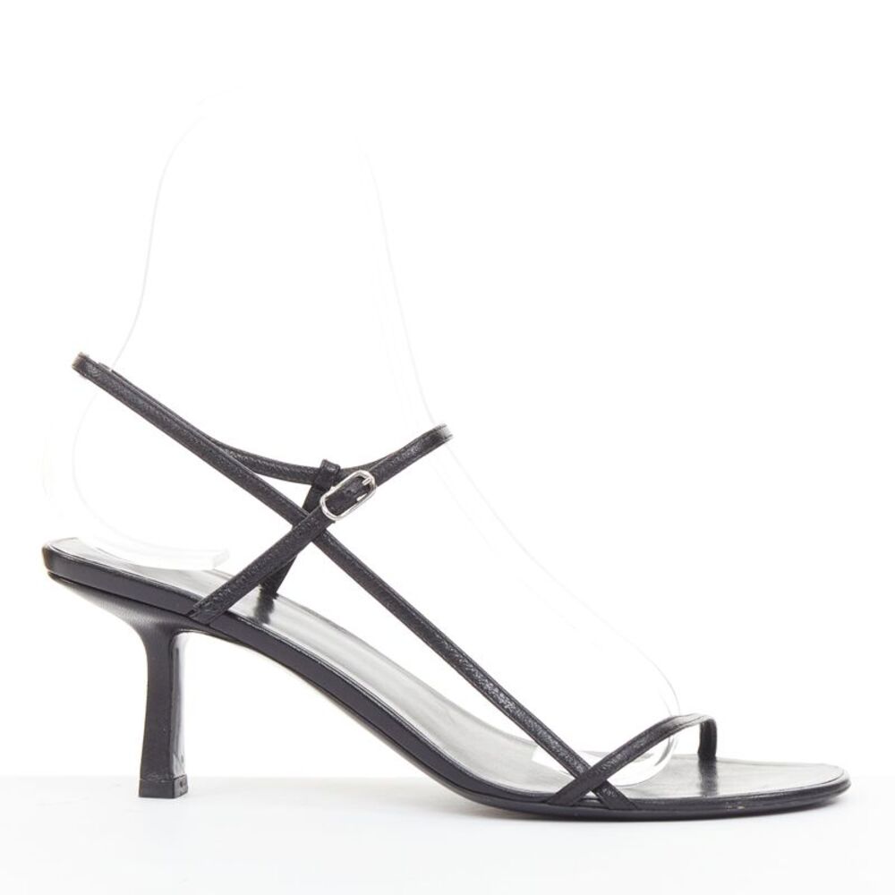 The Row Bare minimalist slim straps spool heel sandals